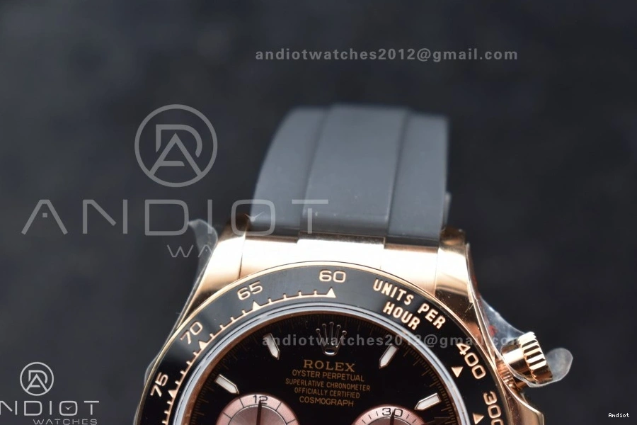 1:1 Best Dial Daytona 126515 V6 SH4131 Edition (Weighted) Strap QF Oysterflex Black on RG 1128